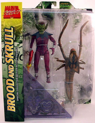 Marvel Select Inch Action Figures- Brood and Skrull - Main Image