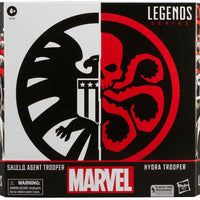 Marvel Legends 6 Inch Action Figure 2-Pack - S.H.I.E.L.D. Agent Trooper and Hydra Trooper