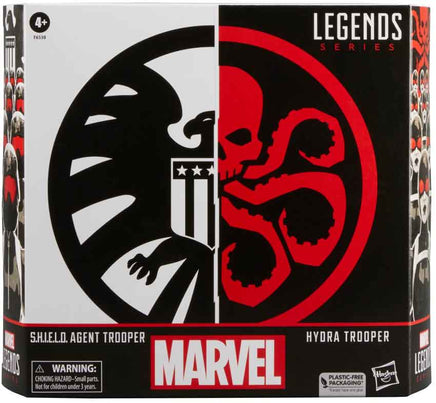 Marvel Legends 6 Inch Action Figure 2-Pack - S.H.I.E.L.D. Agent Trooper and Hydra Trooper