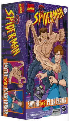 Marvel Legends Spider-Man 6 Inch Action Figure VHS 2-Pack - Smythe & Peter Parker