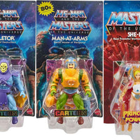 Masters Of The Universe Origins 5 Inch Action Figure Wave 16 - Set of 3 (Skeletor -She-Ra - Man-At-Arms)