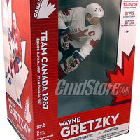 McFarlane NHL Deluxe Action Figures Team Canada Series: Wayne Gretzky White Jersey