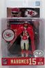 McFarlane SportsPicks NFL 7 Inch Static Figure Exclusive - Patrick Mahomes Red Jersey Platinum