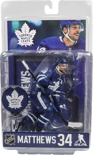 McFarlane SportsPicks NHL 7 Inch Static Figure Series 1 - Auston Matthews Blue Jersey