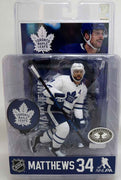 McFarlane SportsPicks NHL 7 Inch Static Figure Series 1 Exclusive - Auston Matthews White Jersey Platinum