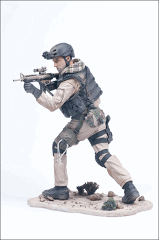 Navy Seal Commando  6" Figure McFarlane Military Soldiers Series 2