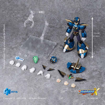 Megaman 6 Inch Action Figure Exquisite Basic - Mega Man X Ultimate Armor Version