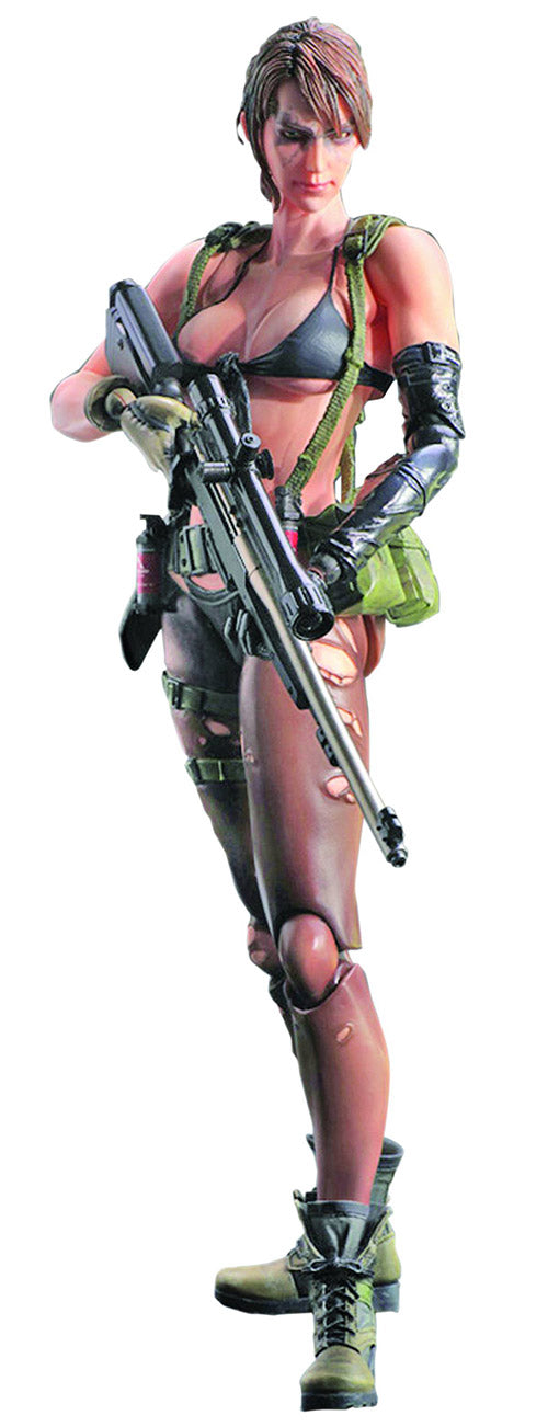metal gear solid 5 quiet action figure Metal Gear Solid 5 Phantom Pain 10 Inch Action Figure Play Arts Kai