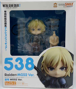 Metal Gear Solid 4 Inch Action Figure Nendoroid - Raiden (MSG2 Ver.)