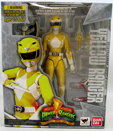 Power Rangers Mighty Morphin 5 Inch Action Figure S.H. Figuarts - Yellow Ranger