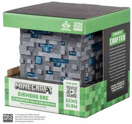 Minecraft Illuminating Collector Replica Life Size Prop Replica - Minecraft Diamond Ore