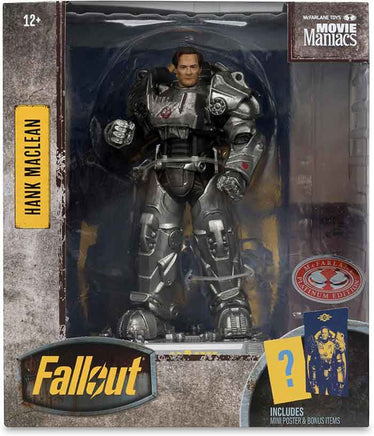 Movie Maniacs Fallout 6 Inch Static Figure Exclusive - Hank MacLean Season 2 Red Platinum