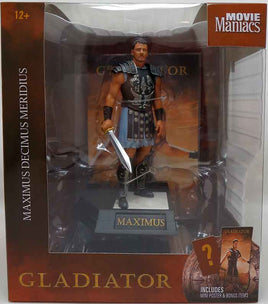 Movie Maniacs Gladiator 7 Inch Statue Figure 1/10 Scale Posed Scene - Maximus Decimus Meridius