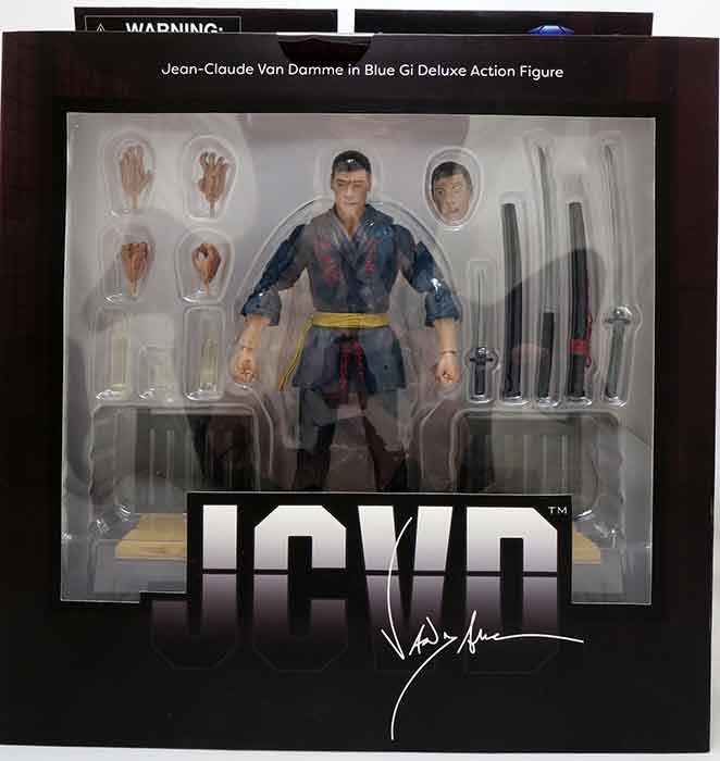 Movie Select Deluxe 7 Inch Action Figure - Jean-Claude Van Damme (Blue Gi)