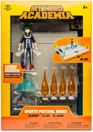 My Hero Academia 5 Inch Scale Playset - Sports Festival Arena with Midoriya