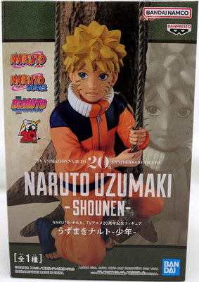 Naruto 20th Anniversary 6 Inch Static Figure - Naruto Uzumaki (Tree Swing)