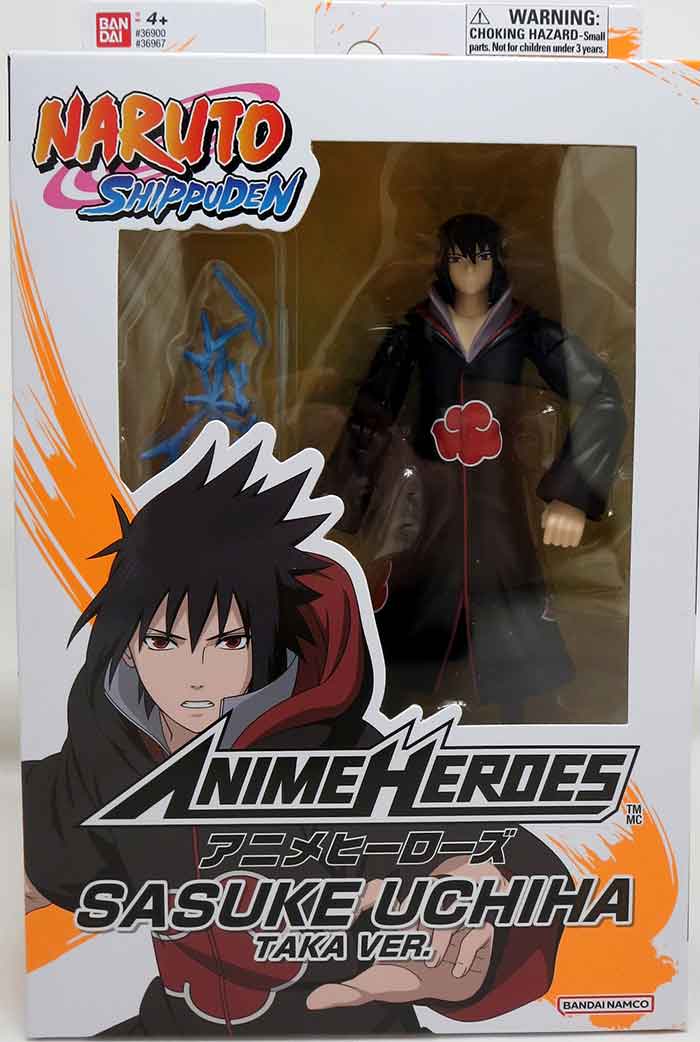 Naruto Shippuden 6 Inch Action Figure Anime Heroes - Sasuke