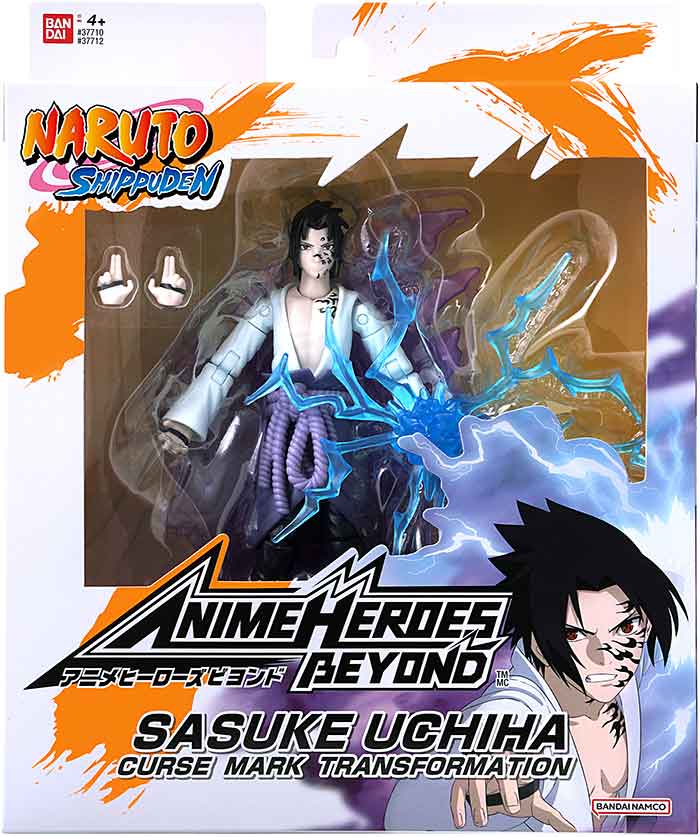 Naruto Shippuden 6 Inch Action Figure Anime Heroes - Sasuke Uchiha Curse Mark Transformation