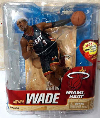 NBA Basketball 6 Inch Static Figure Series 20 - Dwyane Wade Black Jersey