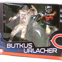 NFL Football 6 Inch Action Figure 2-Pack Series - Dick Butkus / Brian Urlacher Chicago Bears