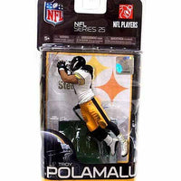 NFL Football 6 Inch Static Figure Series 25 - Troy Polamalu White Jersey