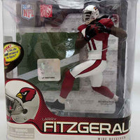 NFL Football 6 Inch Static Figure Series 27 Silver Level Variant - Larry Fitzgerald White Jersey