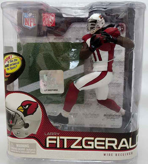 NFL Football 6 Inch Static Figure Series 27 Silver Level Variant - Larry Fitzgerald White Jersey