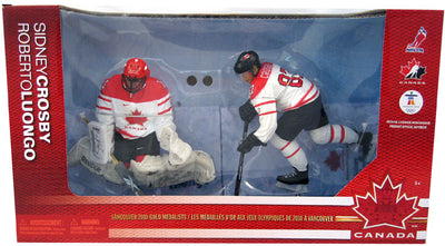 NHL Hockey 6 Inch Action Figure Team Canada 2-Pack Series - Sidney Crosby & Roberto Luongo
