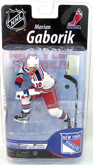 NHL Hockey 6 Inch Action Figure Series 25 Marian Gaborik White Jerse Cmdstore