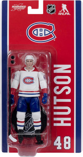 NHL Hockey SportsPicks 6 Inch Action Figure Blister Card - Lane Hutson (Montreal Canadiens)