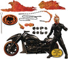 One-12 Collective Marvel Comics 6 Inch Action Figure Deluxe - Ghost Rider & Hell Cycle