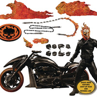One-12 Collective Marvel Comics 6 Inch Action Figure Deluxe - Ghost Rider & Hell Cycle