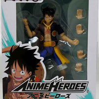 One Piece 6 Inch Action Figure Anime Heroes - Monkey D. Luffy Dressrosa Version