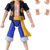 One Piece 6 Inch Action Figure Anime Heroes - Monkey D. Luffy Dressrosa Version