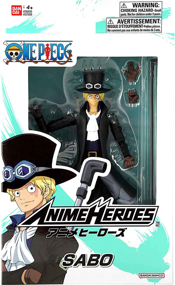 One Piece 6 Inch Action Figure Anime Heroes - Sabo