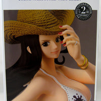 One Piece 6 Inch Static Figure Glitter & Glamour - Robin Color Walk White Bikini Blue Shorts
