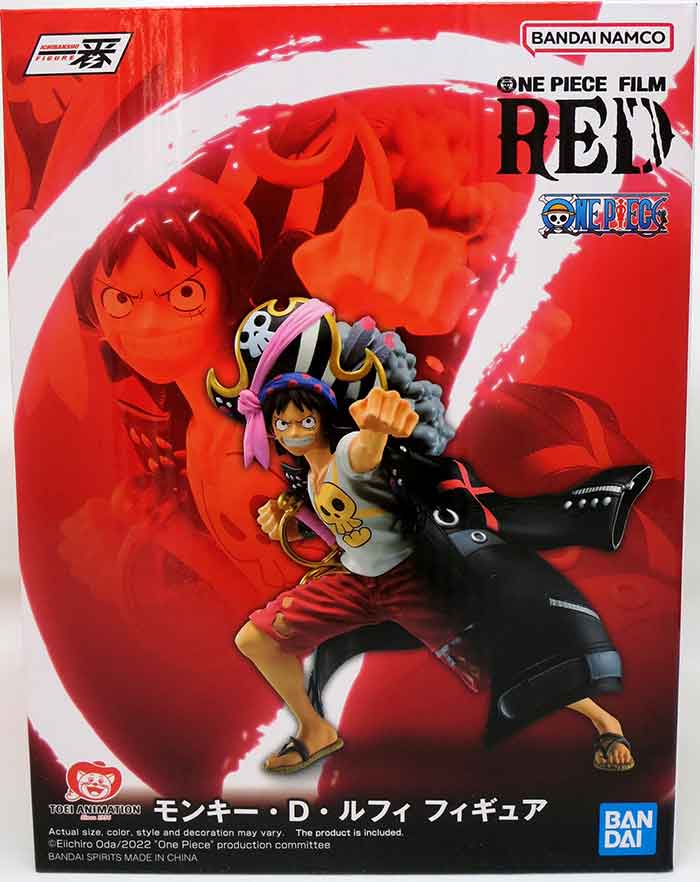 One Piece 5 Inch Statue Figure Ichiban - Monkey D Luffy (Film Red)