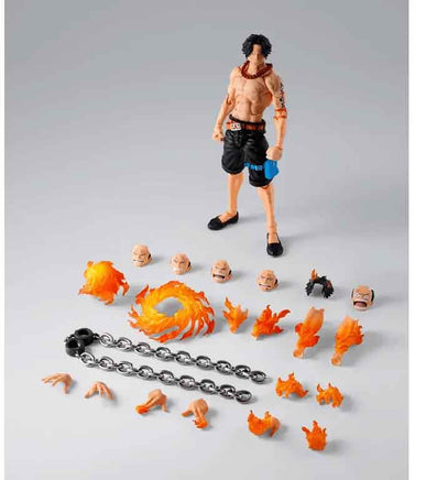 One Piece 6 Inch Action Figure S.H. Figuarts Exclusive - Portgas D. Ace Marineford
