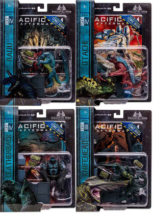 Pacific Rim Kaiju 4 Inch Action Figure Wave 1 - Set of 4 (Kaiju)