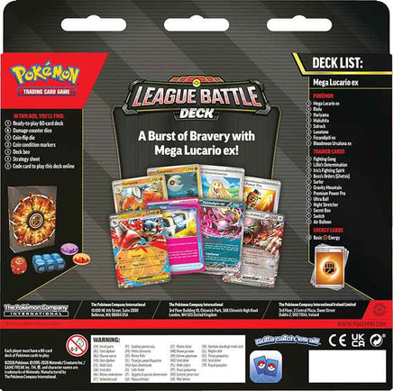 Pokemon Trading Card Gam Trading Card - Mega Lucario ex League Battle Deck