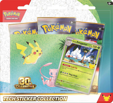 Pokemon Trading Card Game - 30th Celebration Tech Sticker Collection (Random)