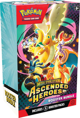Pokemon Trading Card Game Card Game - Mega Evolution Ascended Heroes Booster Bundle