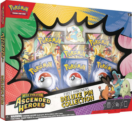 Pokemon Trading Card Game TCG - Mega Evolution Ascended Heroes First Partners Deluxe Pin Collection