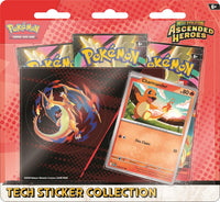 Pokemon Trading Card Game - Mega Evolution Ascended Heroes Tech Sticker Collection (Random Charmander or Gastly)