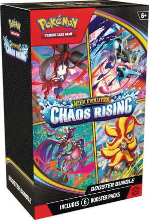 Pokemon Trading Card Game - Mega Evolution Chaos Rising Bundle (6 Booster Packs)