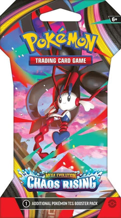 Pokemon Trading Card Game - Mega Evolution Chaos Rising Sleeved Booster Pack (10 Cards)