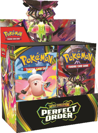 Pokemon Trading Card Game TCG - Mega Evolution Perfect Order Booster Display Box