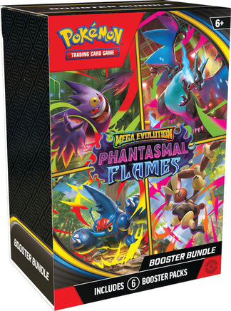 Pokemon Trading Card Game - Mega Evolution Phantasmal Flames Booster Bundle