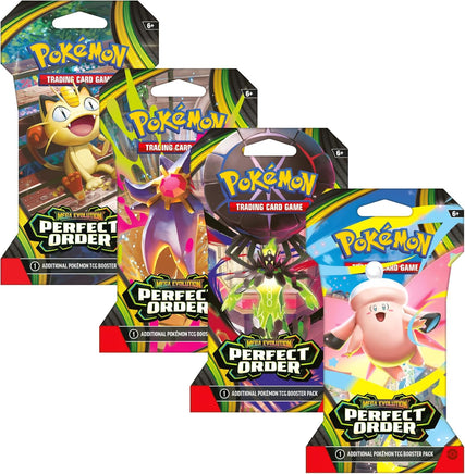 Pokemon Trading Card Game TCG - Mega Evolutions - Perfect Order Sleeved Booster Pack (Random Single Pack)