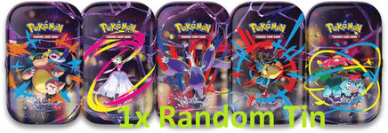 Pokemon Trading Card Game - Mega Heroes Mini Tin Display Box (One Random)